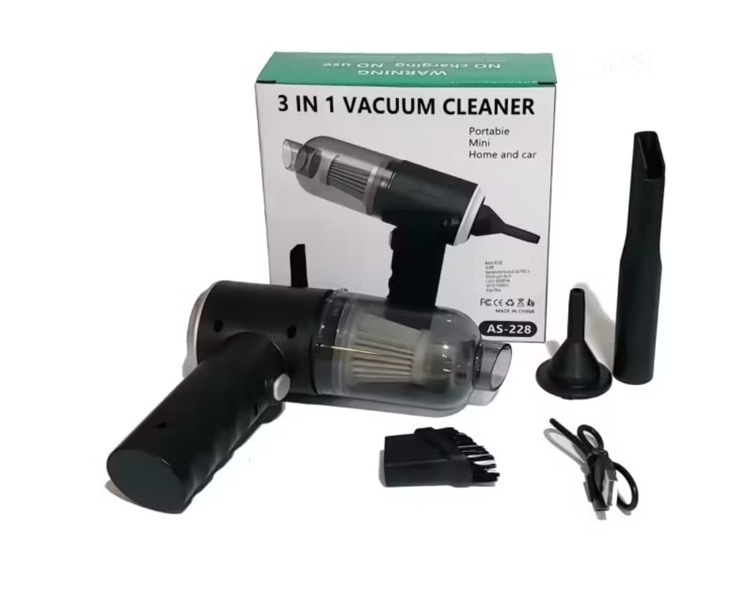Mini Aspiradora Portatil 3 en 1