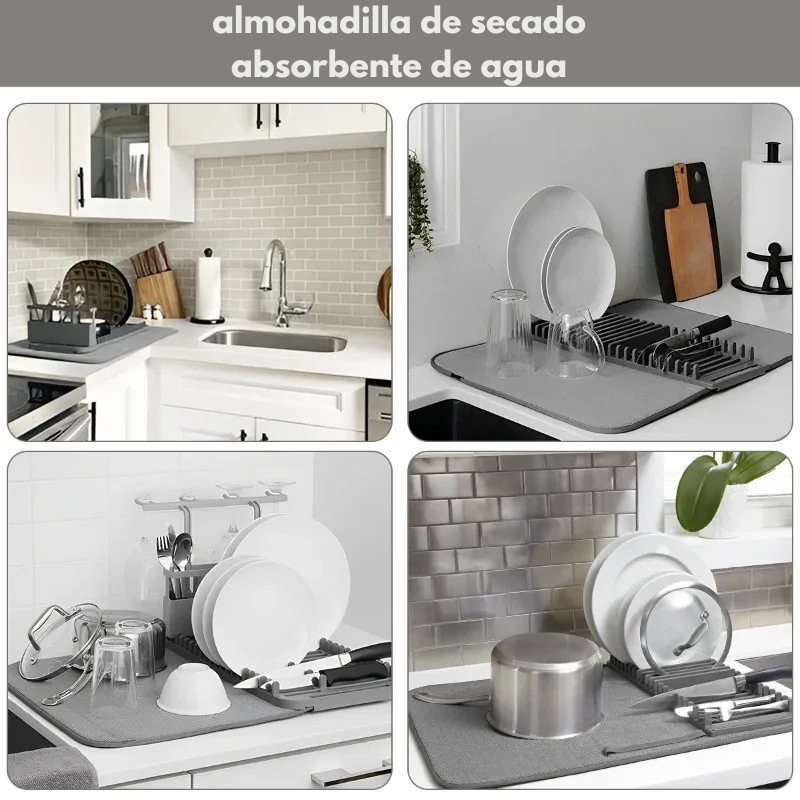 Escurridor tapete absorbente platos ES-9