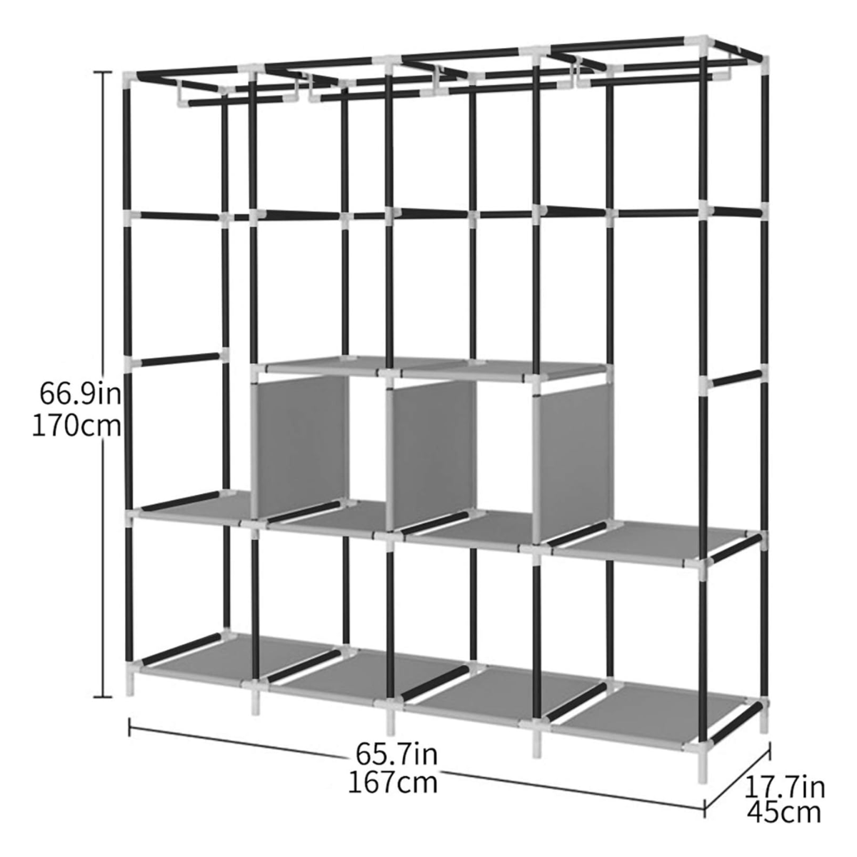 Perchero armario 4 cuerpos